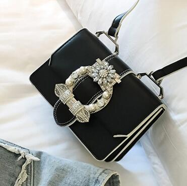 Women Designer Diamond Lock Bags