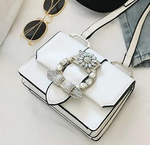 Women Designer Diamond Lock Bags